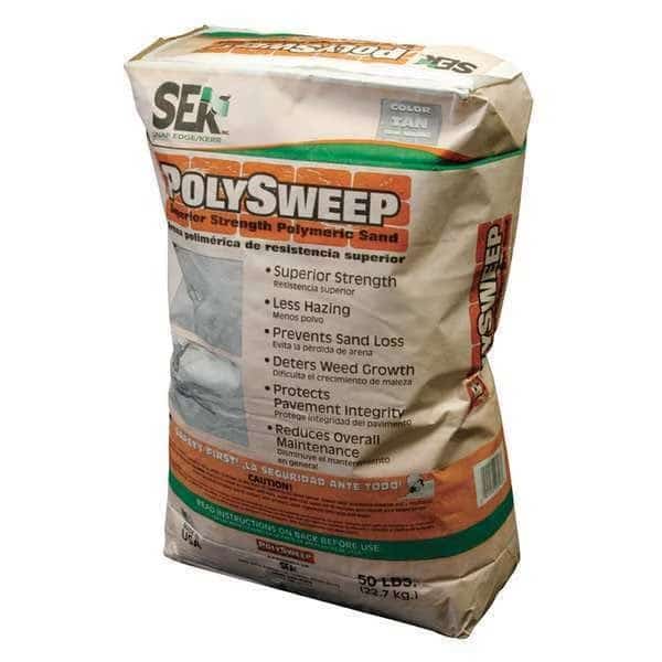 50 lb. Gray Polysweep Polymeric Joint Sand, Surebond, Mfr#: PSSG-50-008