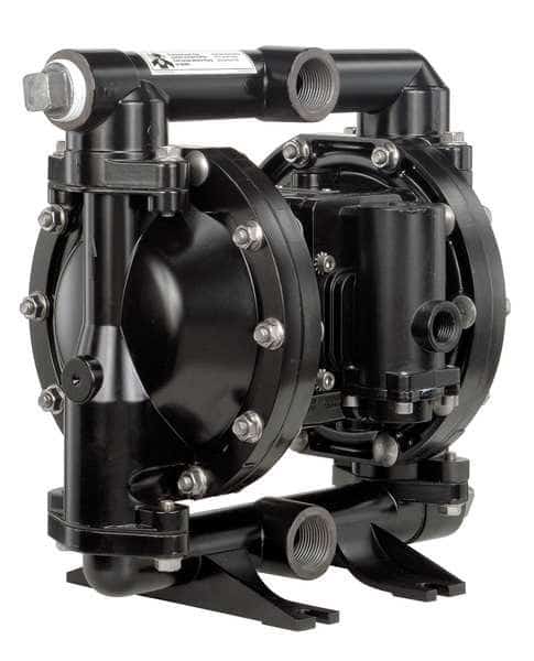 Double Diaphragm Pump, Aluminum, Air Operated, Nitrile, 52 GPM