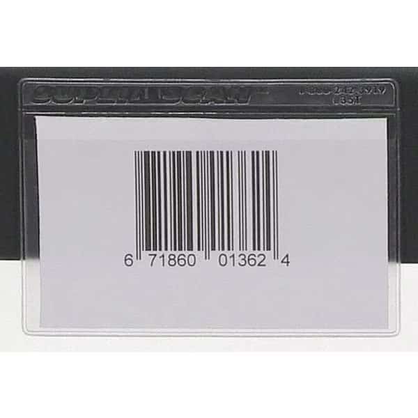 Label Holder,Clear,Matte,Slide-In, Mfr#: APXT35M, SUPERSCAN