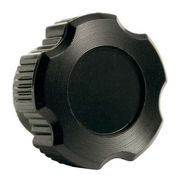 Fluted Knob, 3/8-16 Thread Size, 0.83"L, Blind Tap, HR Phenolic