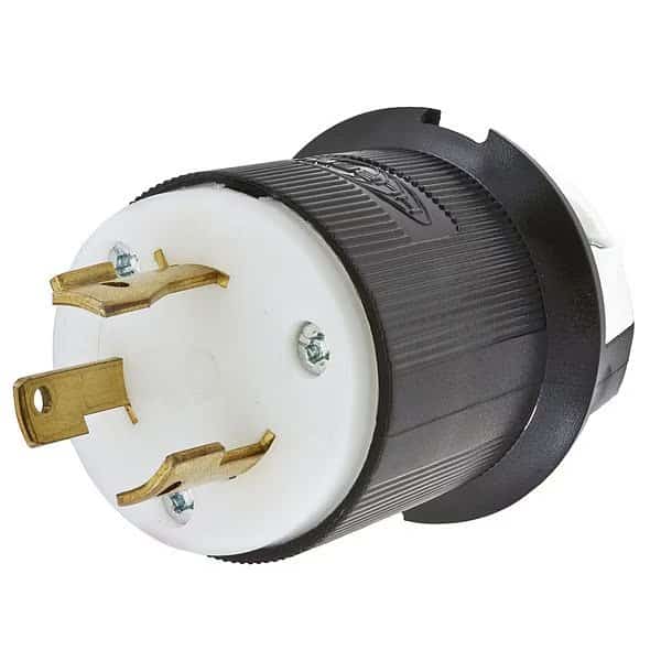 Plug,480VAC,30A,L8-30P,2P,3W,1PH, Mfr#: HBL2641, HUBBELL WIRING DEVICE-KELLEMS