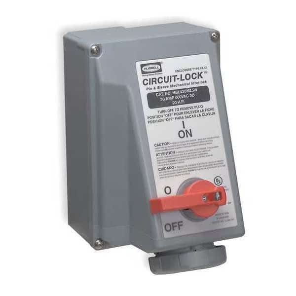 Receptacle,Interlock, Mfr#: HBL430MI7W, HUBBELL WIRING DEVICE-KELLEMS