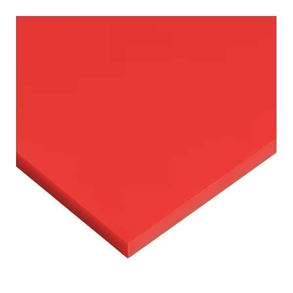 Red Cast Acrylic Rectangle Stock 1 ft L, EnjoyTool select, Mfr# PS-CACC-253