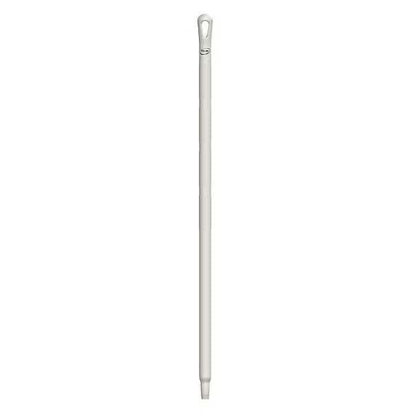 Color Coded Handle, 1 1/4 in Dia, White, Polypropylene