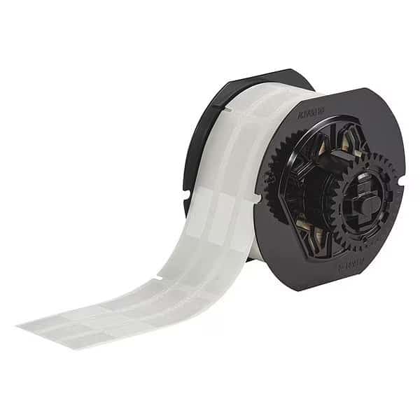 Vinyl Wire Label, Translucent/White