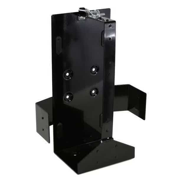 Gas Can Holder, Steel, Black, 7.25 in Dia.