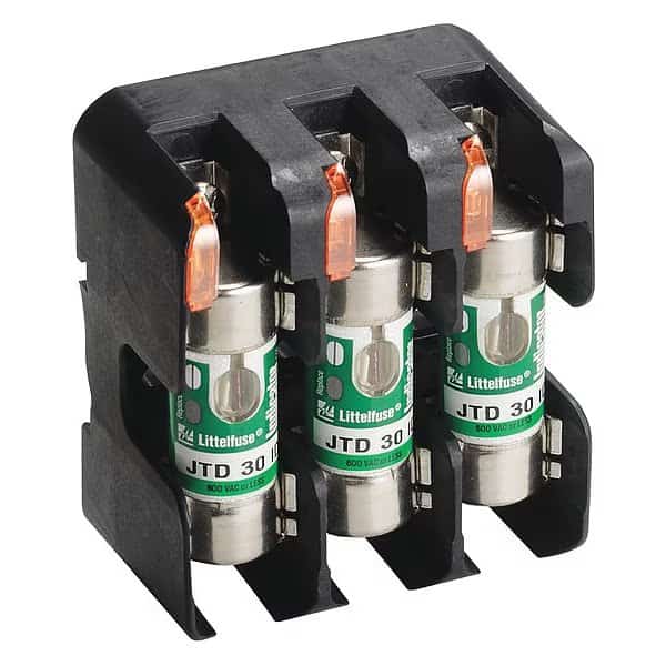 Open Fuse Block Cover, 61 to 100A Amp Range, 600V AC/DC Volt Rating