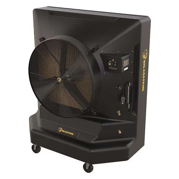 Portable Evaporative Cooler 6,400/9,700 cfm, 46 gal, Direct Drive