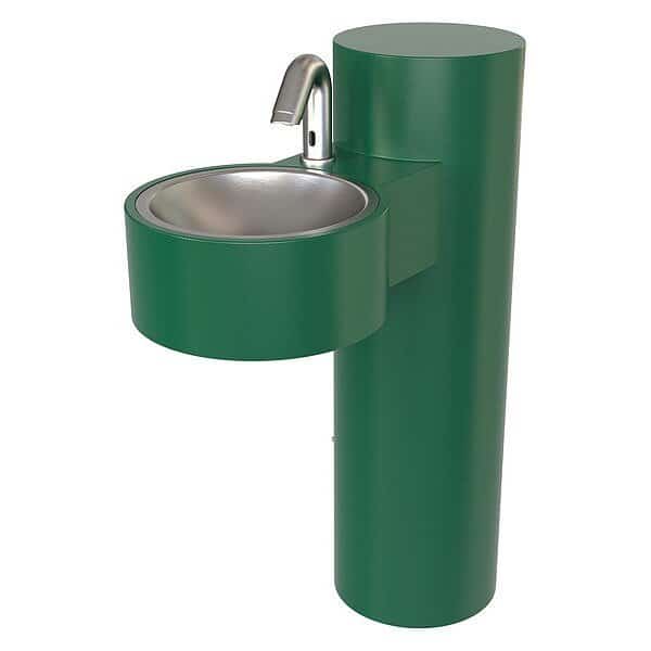 Pedestal Outdoor Hand Sink, 40 in H, WASH-N-GO, Mfr# GWJ85-SO