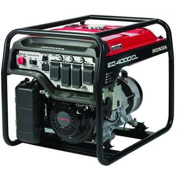 Portable Generator, Gasoline, 3,500 W Rated, 4,000 W Surge, Recoil Start, 120/240V AC