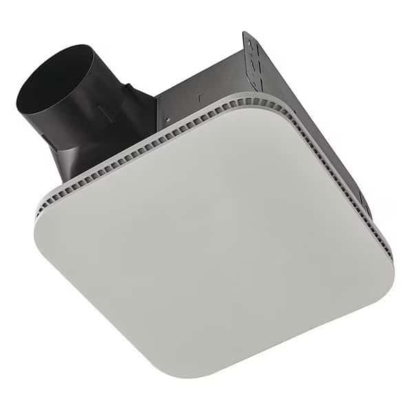 Ventilation Fan, 110 cfm cfm, 4 in Duct Dia., 120V AC, Without Light