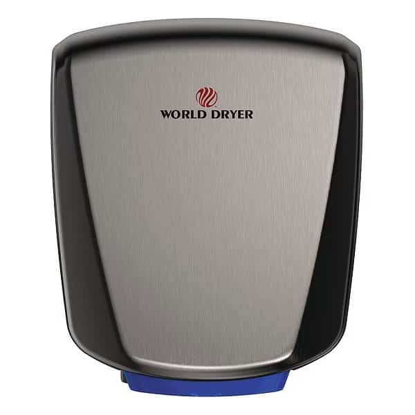 Automatic Hand Dryer, 8 sec Dry, 69 dB, 120V AC; 208V AC; 240V AC; 277V AC, Gray; Silver, Brushed