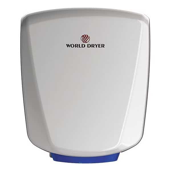 Hand Dryer,White,Al Cover, Mfr#: Q-974A2, WORLD DRYER