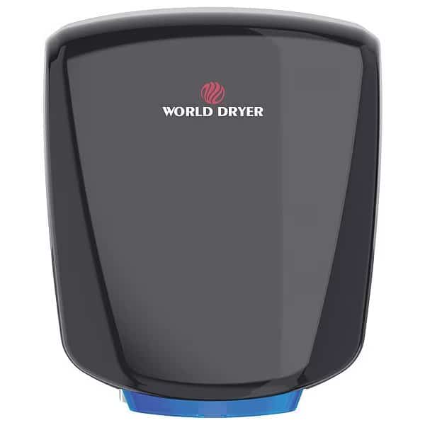 Automatic Hand Dryer, 8 sec Dry, 69 dB, 120V AC; 208V AC; 240V AC; 277V AC, Black, Epoxy