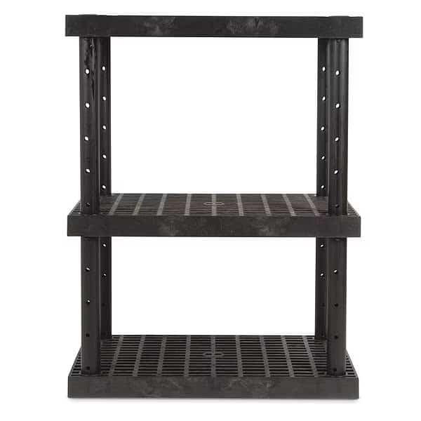 Dura-Shelf Adjustable Grid Top, 24 in D, 36 in W, 48 in H, 3 Shelves