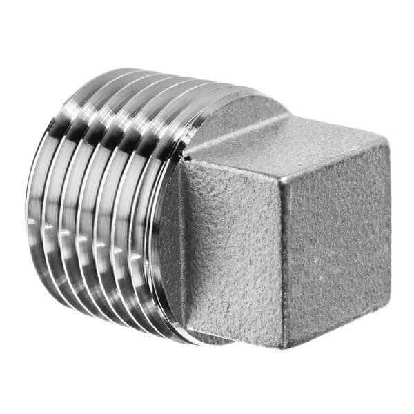 Square Head Plug, Aluminum, 1/8", MNPT