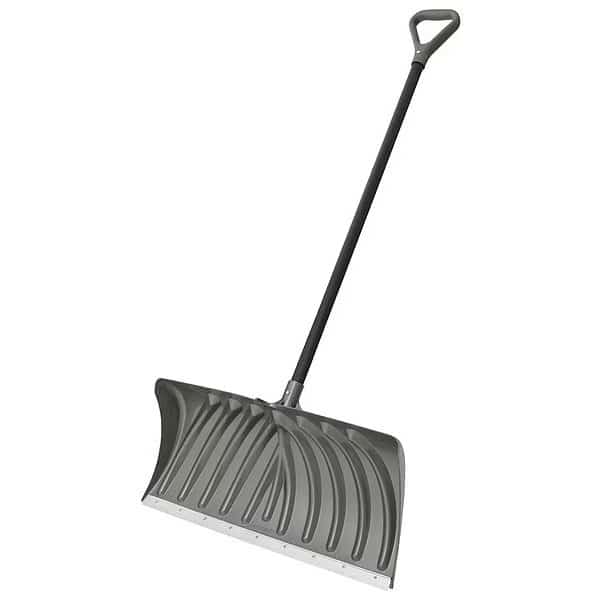Snow Shovel, 27 in W x Steel Blade, 44 in L Steel Handle