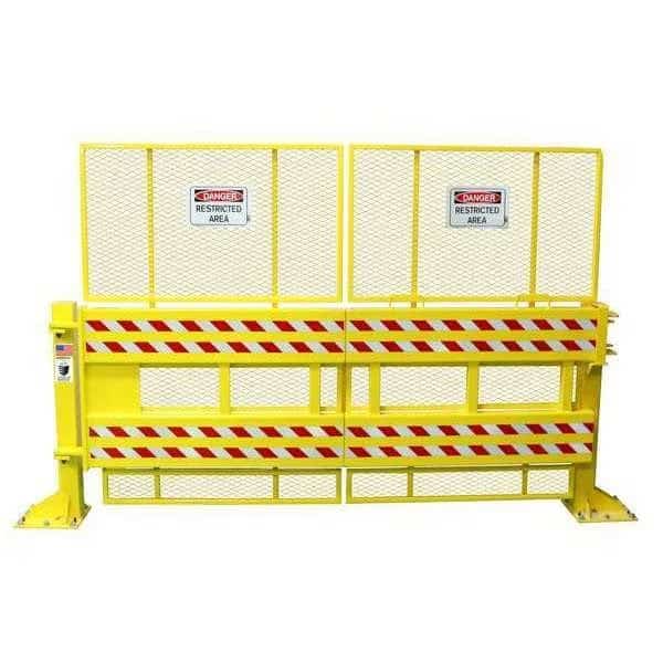 Safety Gate, Manual, Steel, 8 ft Gate W