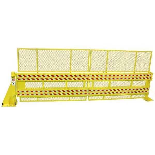 Safety Gate, Manual, Steel, 8 ft Gate W