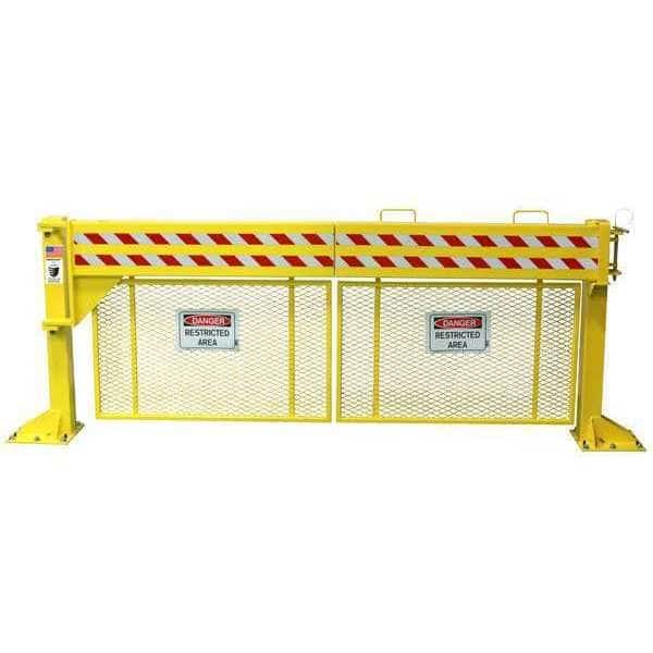 Safety Gate, Manual, Steel, 11 ft Gate W