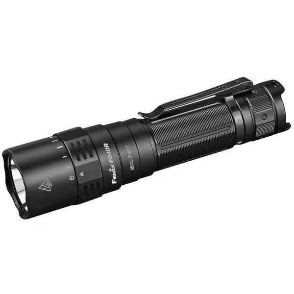 Flashlight, Aluminum, Black, 3000lm