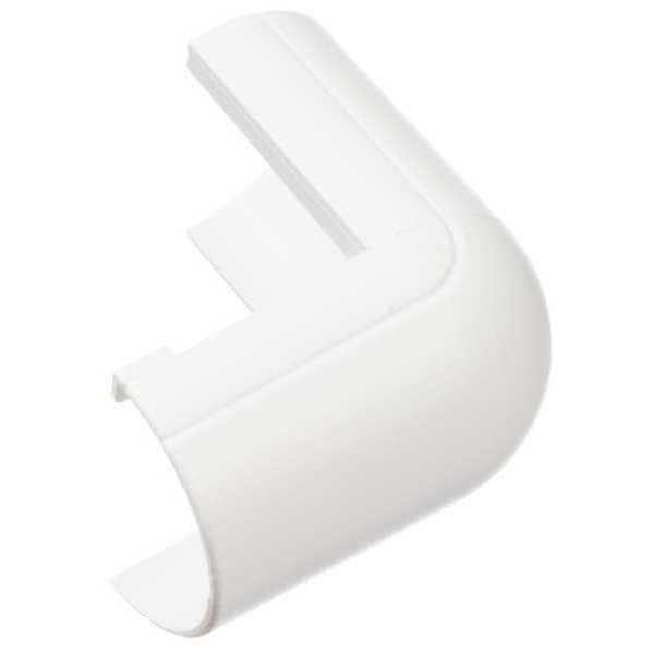 90 Degree External Elbow, 1 1/4 in L, PVC, White