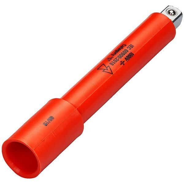 Insulated Socket Extension 5 in L, 1 Pieces, Chrome