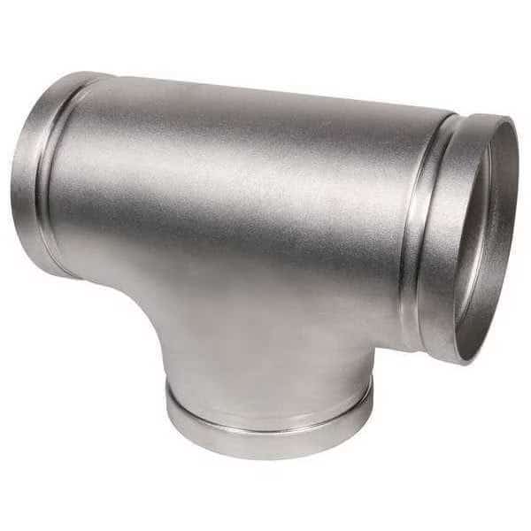 Tee, 304 SS, 6 in Pipe Size, Grooved