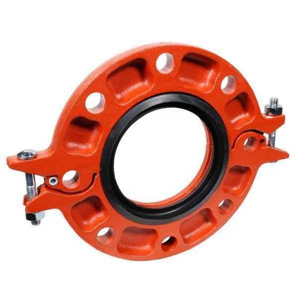 Pipe Flange, Ductile Iron, 8 in,Orange, Mfr#: 390201226, GRUVLOK