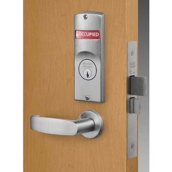 Indicator Exit Trim, Mortise, Satin Chrome