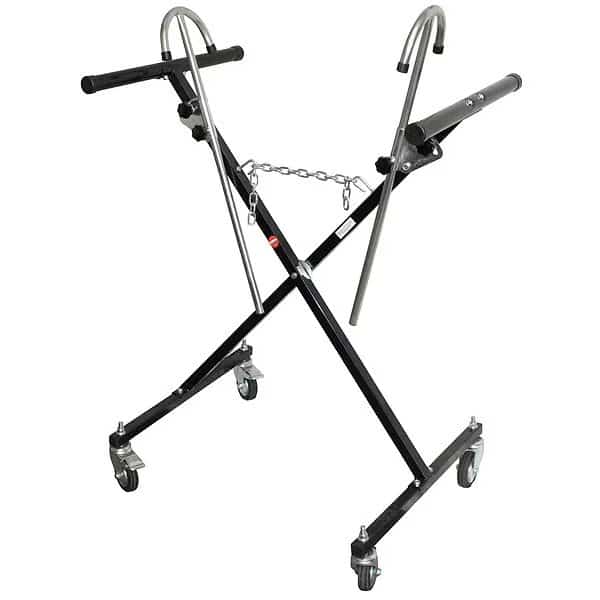 Folding Bumper Stand, 200 lb Load Cap.