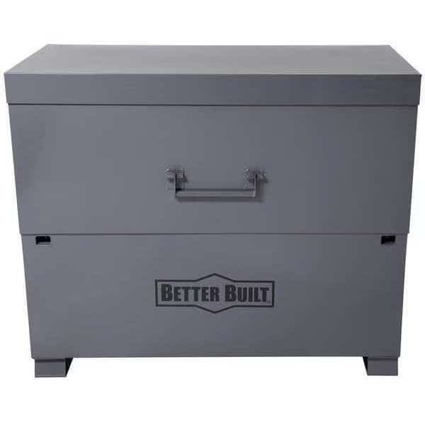 Piano-Style Jobsite Box, Gray, 60 in W x 30 in D x 49 in H