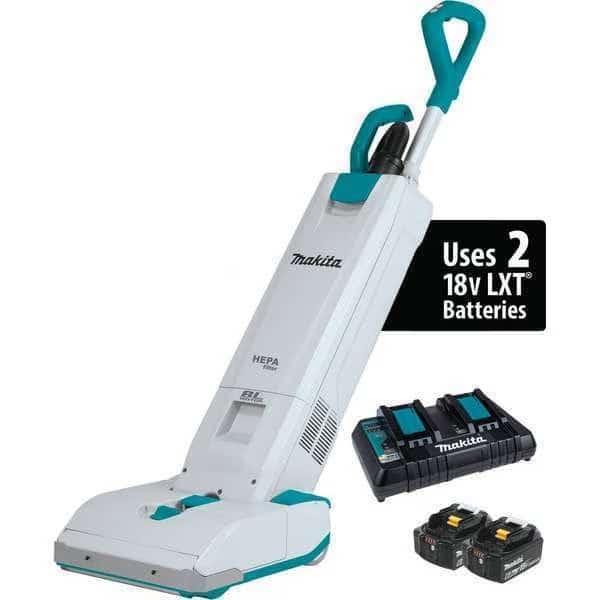 Upright Vacuum, 67cfm, HEPA, 1 1/4gal.