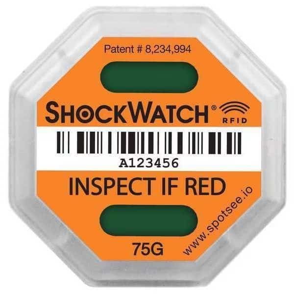 RFID Impact Tag, Field-Armable, 75G, PK100