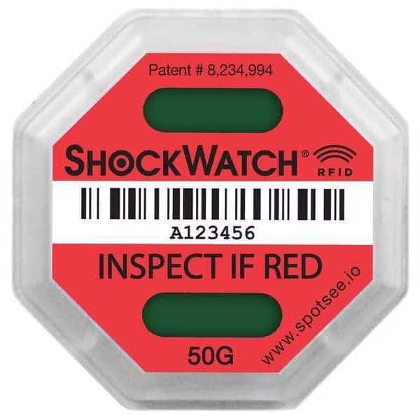RFID Impact Tag, Field-Armable, 50G, PK100