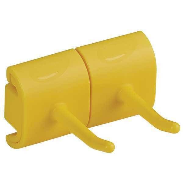 Tool Wall Bracket, 3 1/4 in L, Yellow