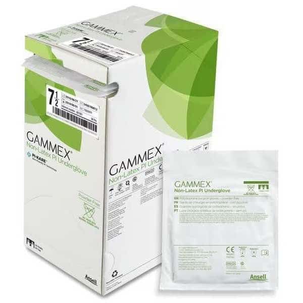 Gammex(R), Disposable Gloves, Polyisoprene, Powder-Free, S ( 7 1/2 ), 50 PK, Green