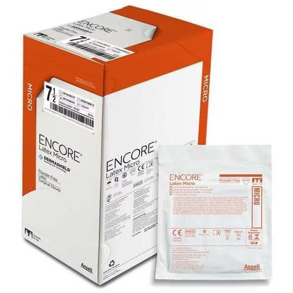 Disposable Gloves, Latex, Brown, S ( 7 ), 50 PK, ENCORE, Mfr# 330104