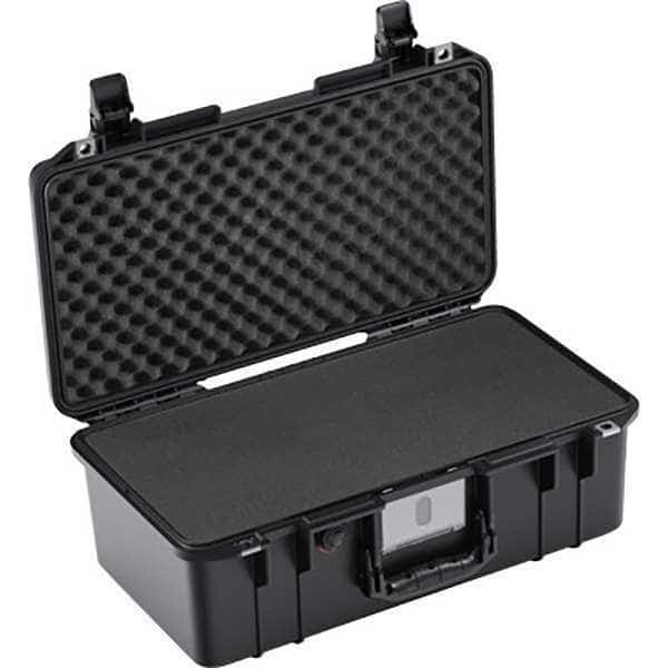 Pelican Aircase w Foam, 5.8 in, PrPu, Blk
