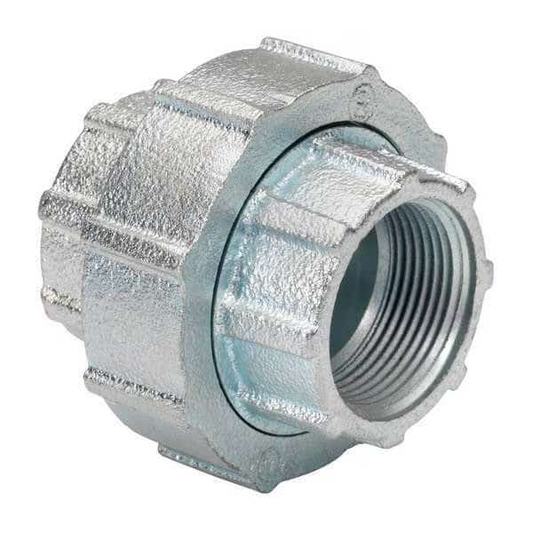 IMC/Rigid Coupling, 3 in, Threaded, Iron, Plain