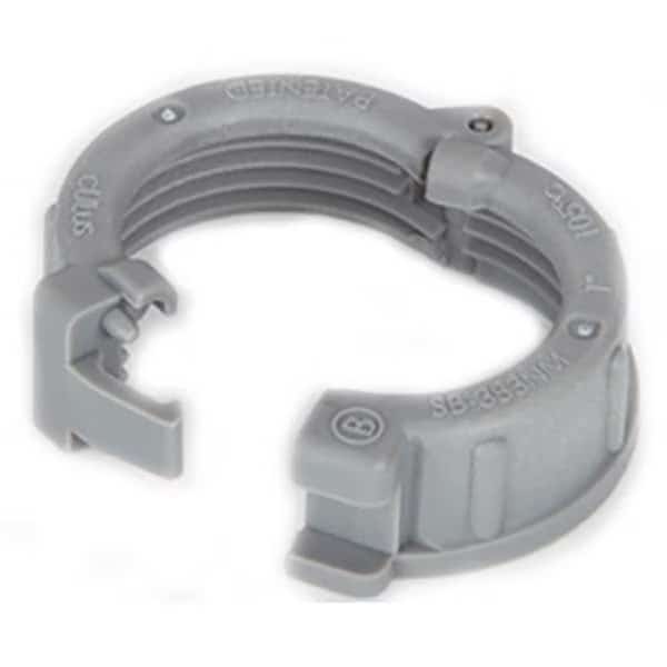 EMT/IMC/Rigid Bushing, 1-1/4 in, Threaded, Nylon, PVC Coated