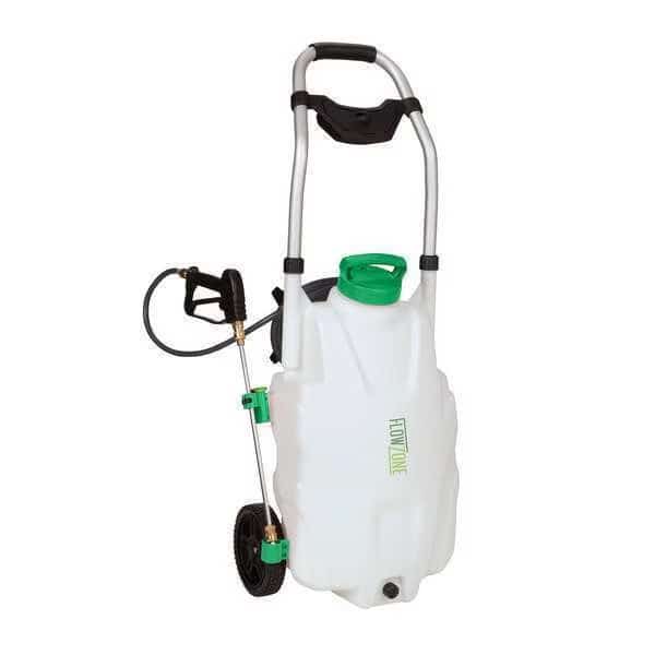 9 gal Backpack Sprayer, Poly, 20 ft L Hose, Adjustable Cone Nozzle Spray Pattern, 115 psi Max