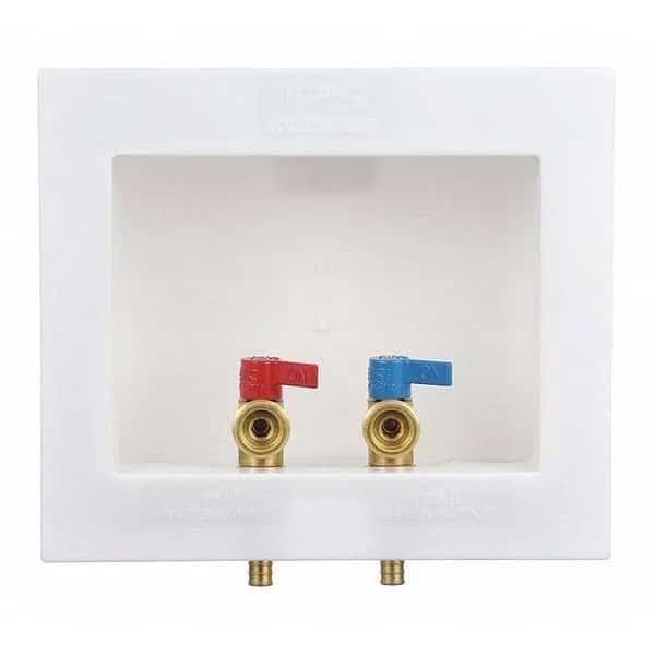 White Ddob, 1/2", Pex Valve, qt.