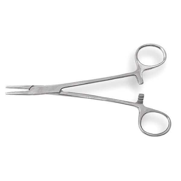Needle Driver with Thick, Serrated Jaws