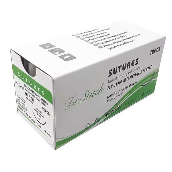 Training Sutures with Thread, Nylon, 4/0, DR.STITCH, Mfr# DS-0007