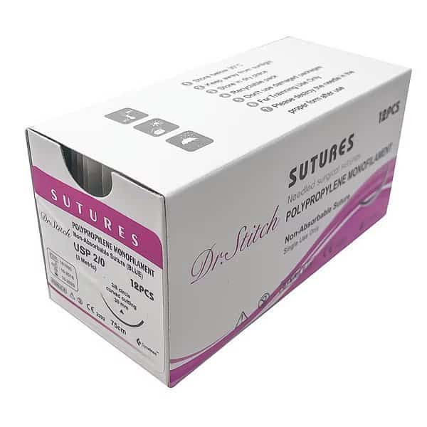 Training Sutures with Thread, Polyp, 2/0