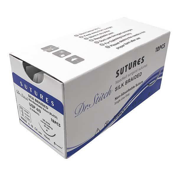 Training Sutures with Thread, Silk, 4/0, DR.STITCH, Mfr# DS-0003