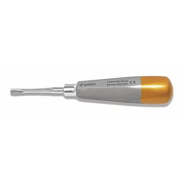 Dental Luxating Elevator, 3 mm, Gold