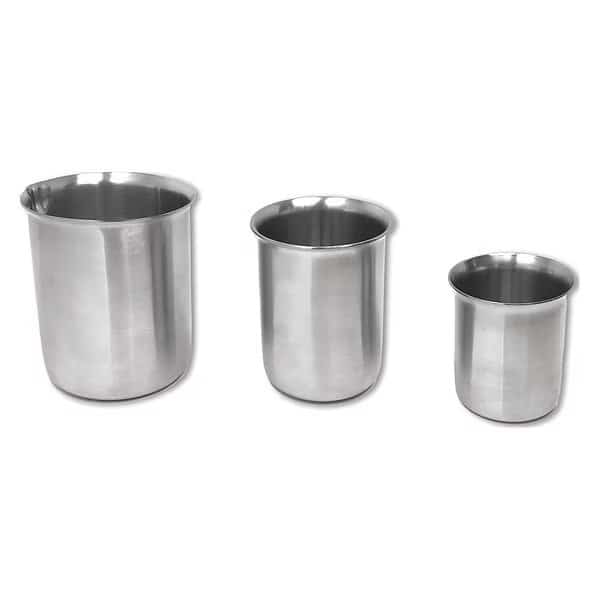 Griffin Beakers, Stainless Steel 3000mL