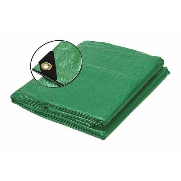Heavy Duty Tarp, 10 ft x 20 ft, 8Mil, Green, Polyethylene (PE)